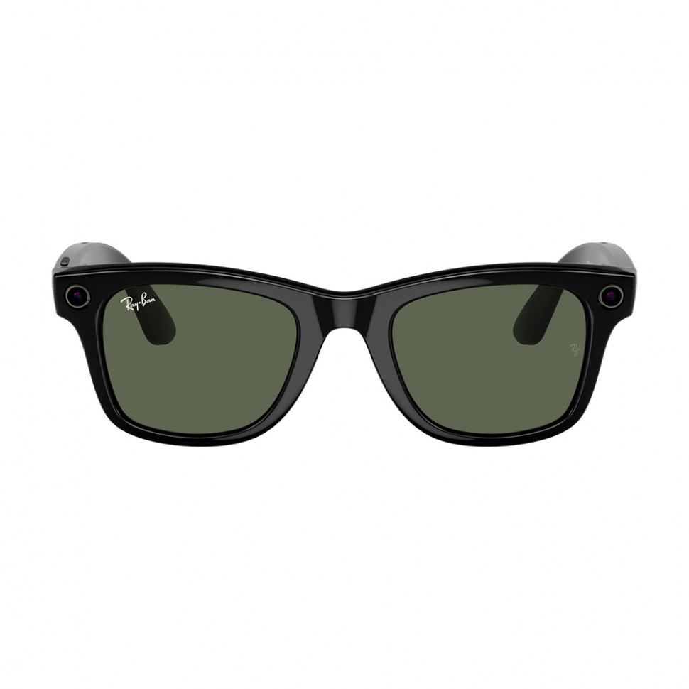 Камера-очки Ray-Ban Stories Wayfarer Shiny Black/Green 
