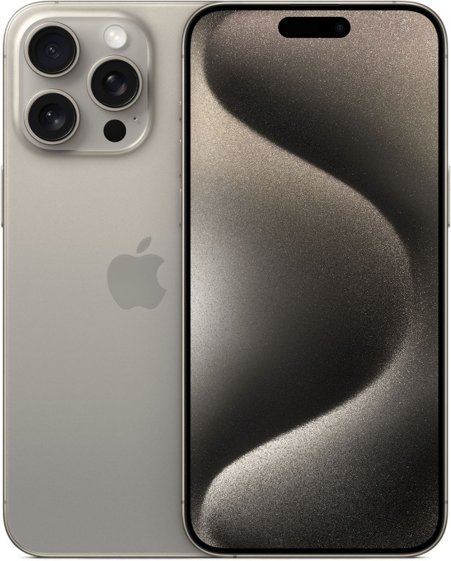 Смартфон Apple iPhone 15 Pro Max 256GB Natural Titanium Dual SIM (nano-SIM + eSIM)
