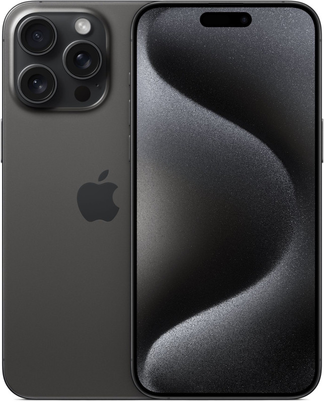 Смартфон Apple iPhone 15 Pro Max 256GB Black Titanium Dual SIM (nano-SIM)