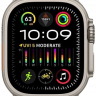 Apple Watch Ultra 2 49мм, корпус из титана, ремешок Trail цвета «синий/чёрный»