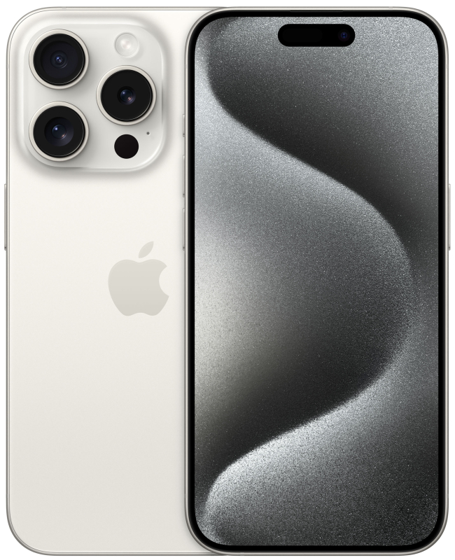 Смартфон Apple iPhone 15 Pro Max 512GB White Titanium Dual SIM (nano-SIM)