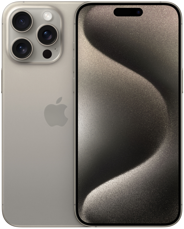 Смартфон Apple iPhone 15 Pro Max 256GB Natural Titanium Dual SIM (nano-SIM)