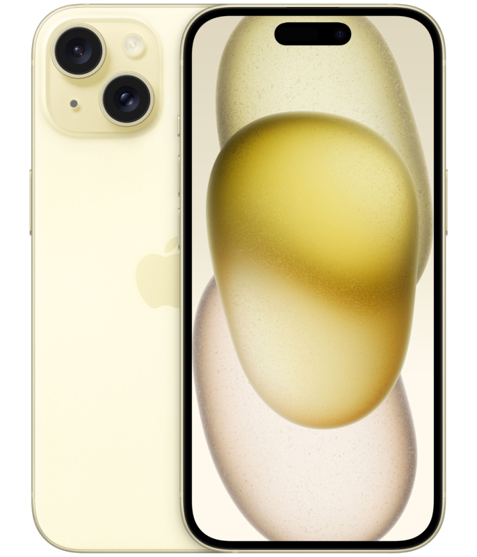 Смартфон Apple iPhone 15 Plus 256GB Yellow Dual SIM (nano-SIM)
