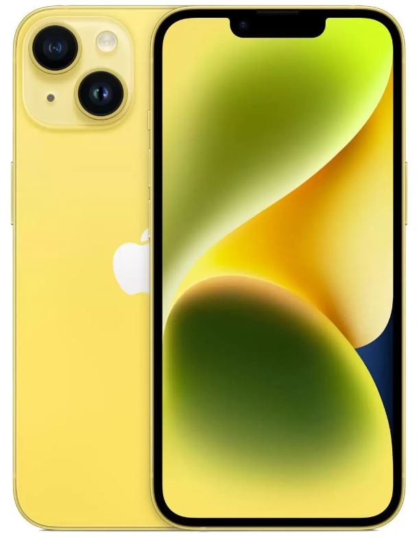 Смартфон Apple iPhone 14 Plus 256Gb Желтый Dual SIM (eSIM)
